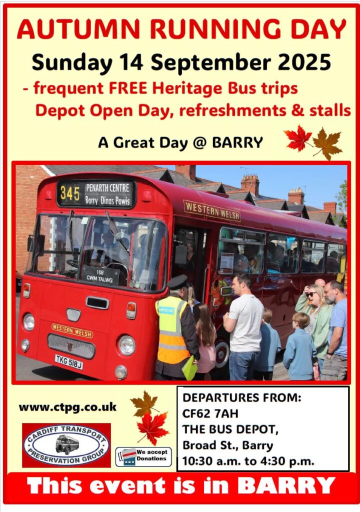 CTPG Autumn running day poster 2025